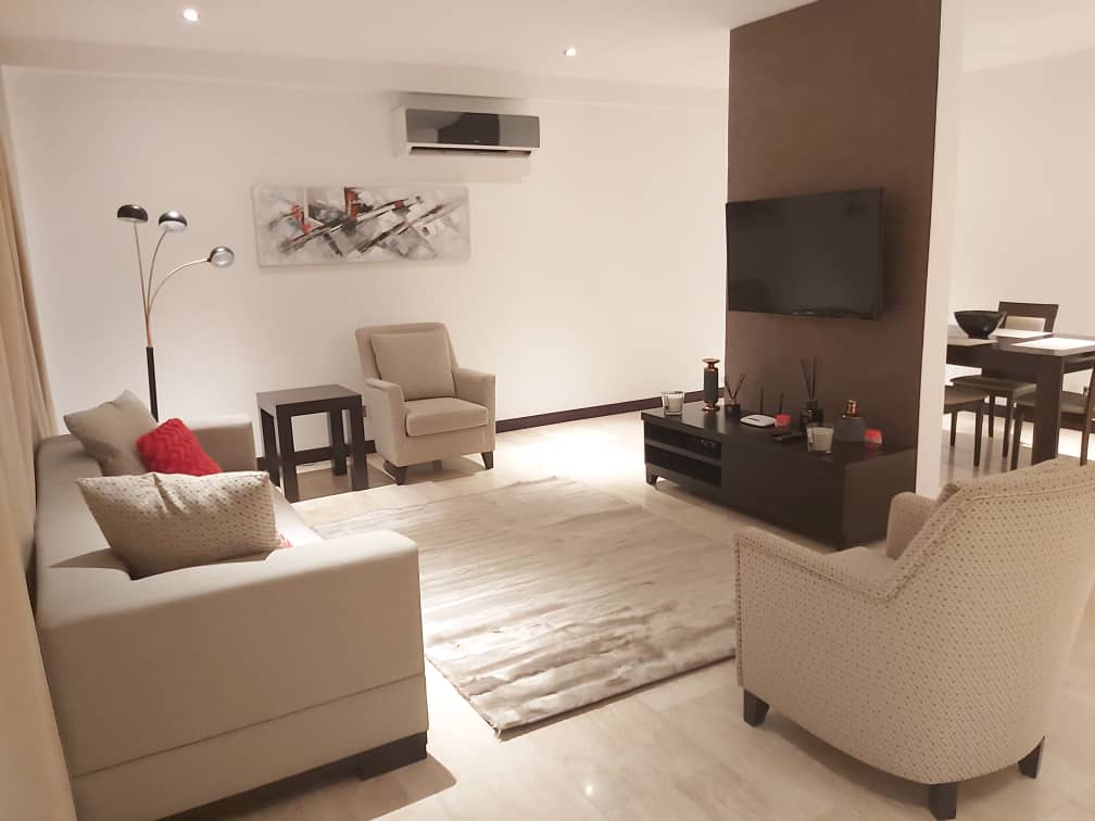 2  BEDROOM FURNISHED APARTMENT FOR RENT AT AIRPORT RESIDENTIAL AREA